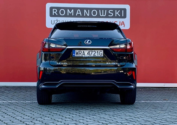 Lexus RX cena 157850 przebieg: 180472, rok produkcji 2018 z Trzemeszno małe 191